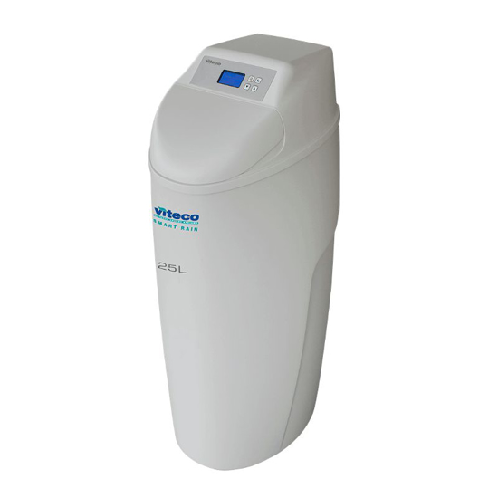 Kompaktowy zmiękczacz wody Viteco SMART RAIN 20L z kompletnym zestawem filtracji wstępnej i zestawem do mierzenia twardości wody