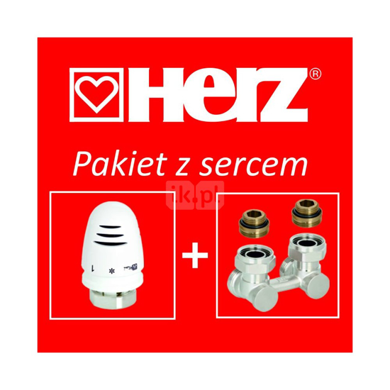 Obrazek Pakiet z sercem (set kątowy), głowica Mini-H + Herz 3000