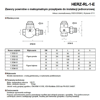 Obrazek HERZ-RL-1-E - zawór powrotny, figura prosta, średnica 1/2