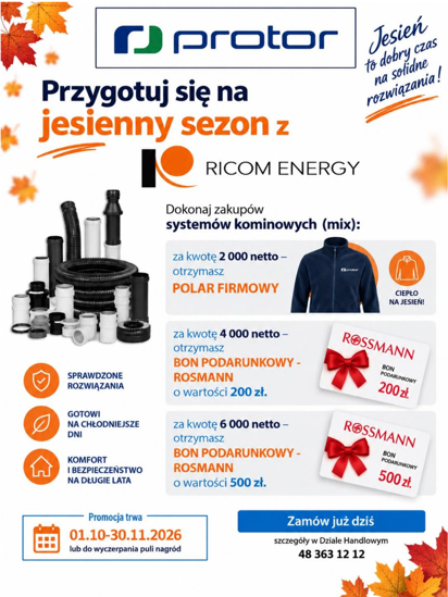 Obrazek Jesienny sezon z RICOM Energy